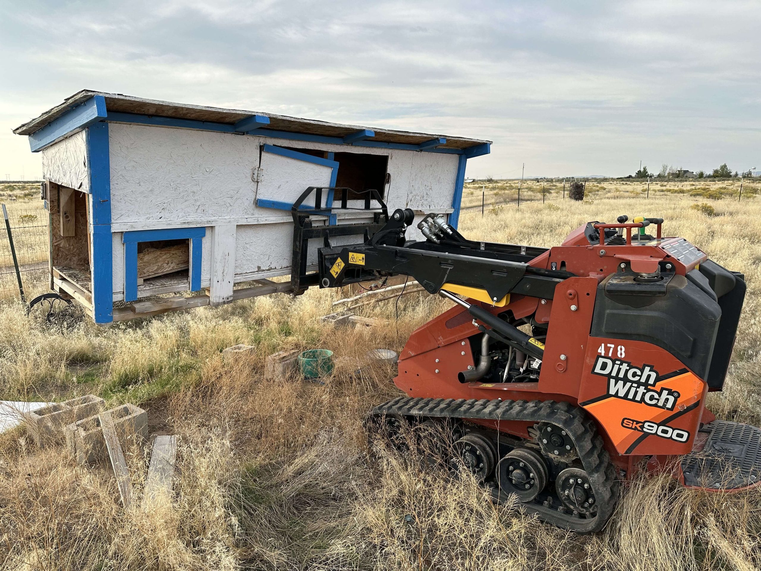 Demolishing a Shed
