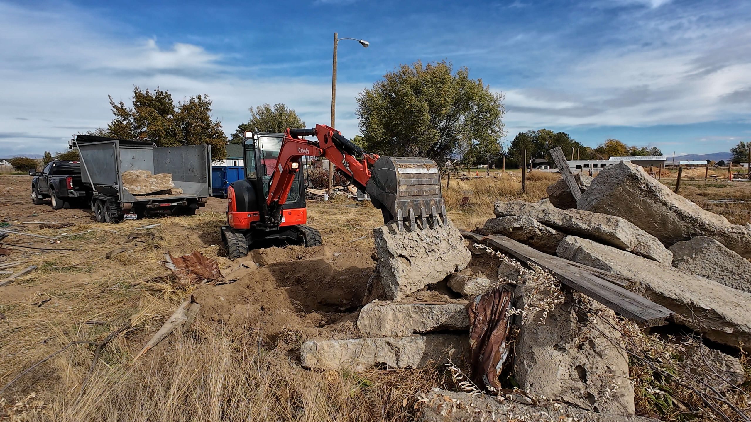Demolishing Concrete