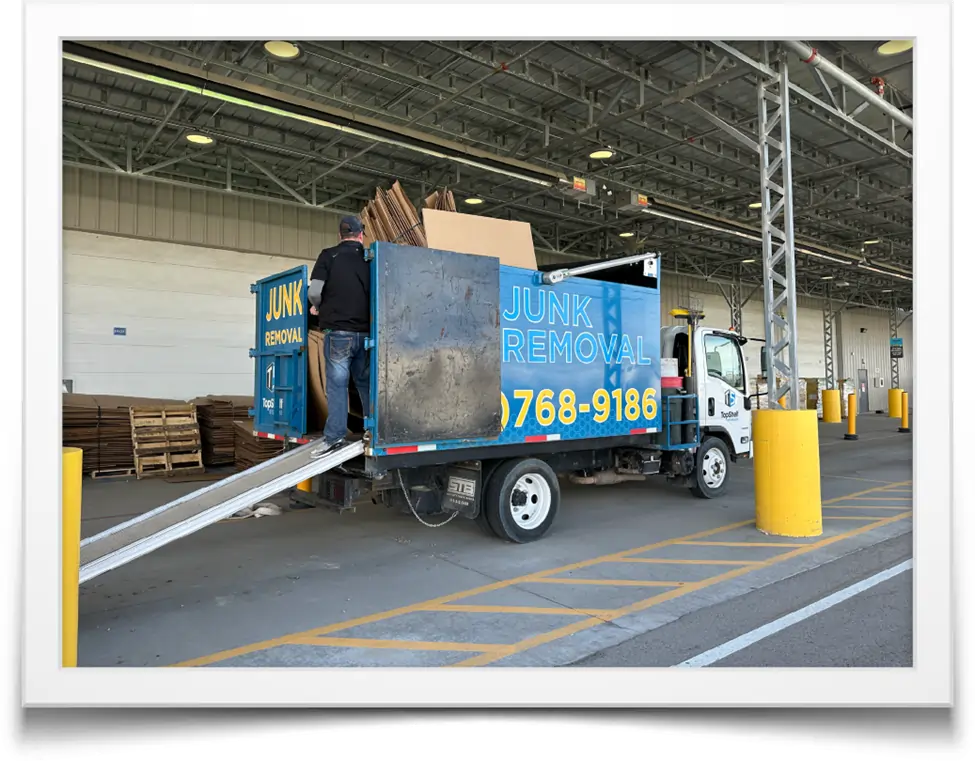 Cardboard Pallet Removal from Warehouses