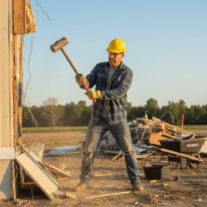 DIY Mobile Home Demolition